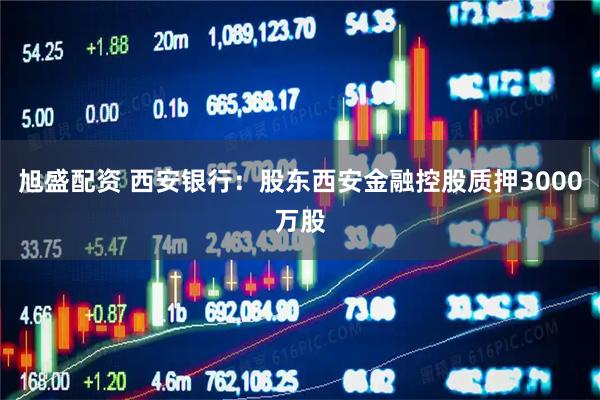 旭盛配资 西安银行：股东西安金融控股质押3000万股