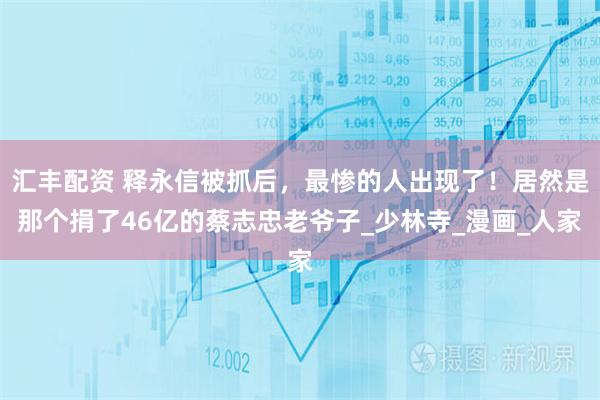 汇丰配资 释永信被抓后，最惨的人出现了！居然是那个捐了46亿的蔡志忠老爷子_少林寺_漫画_人家
