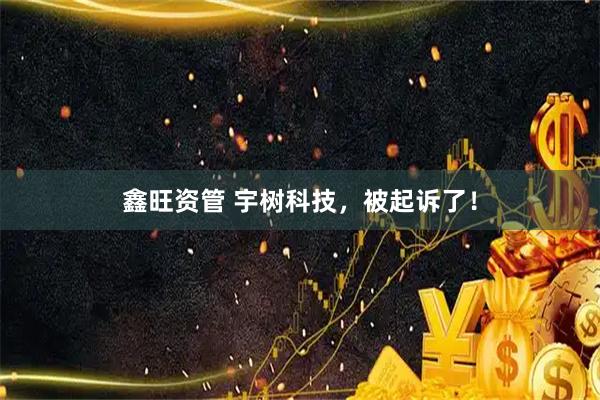 鑫旺资管 宇树科技，被起诉了！
